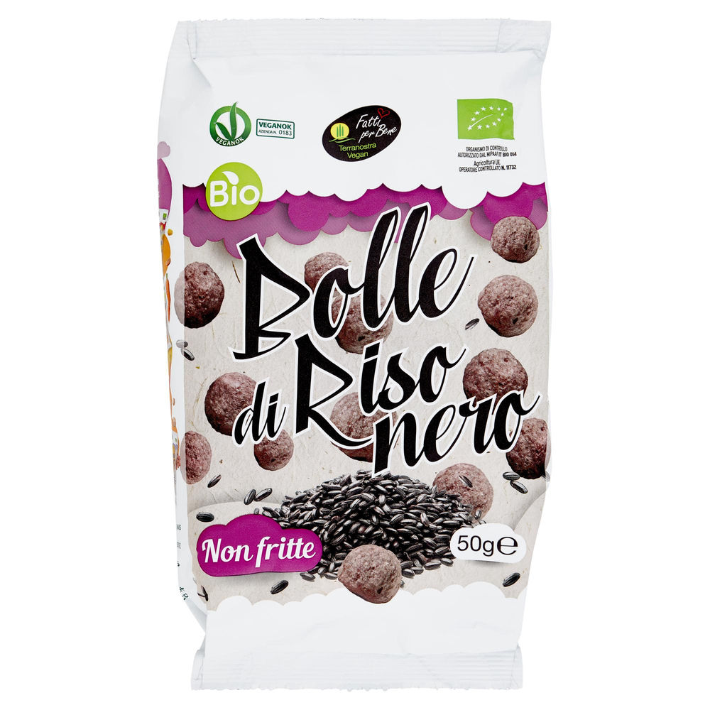 BOLLE DI RISO NERO 50G - 0
