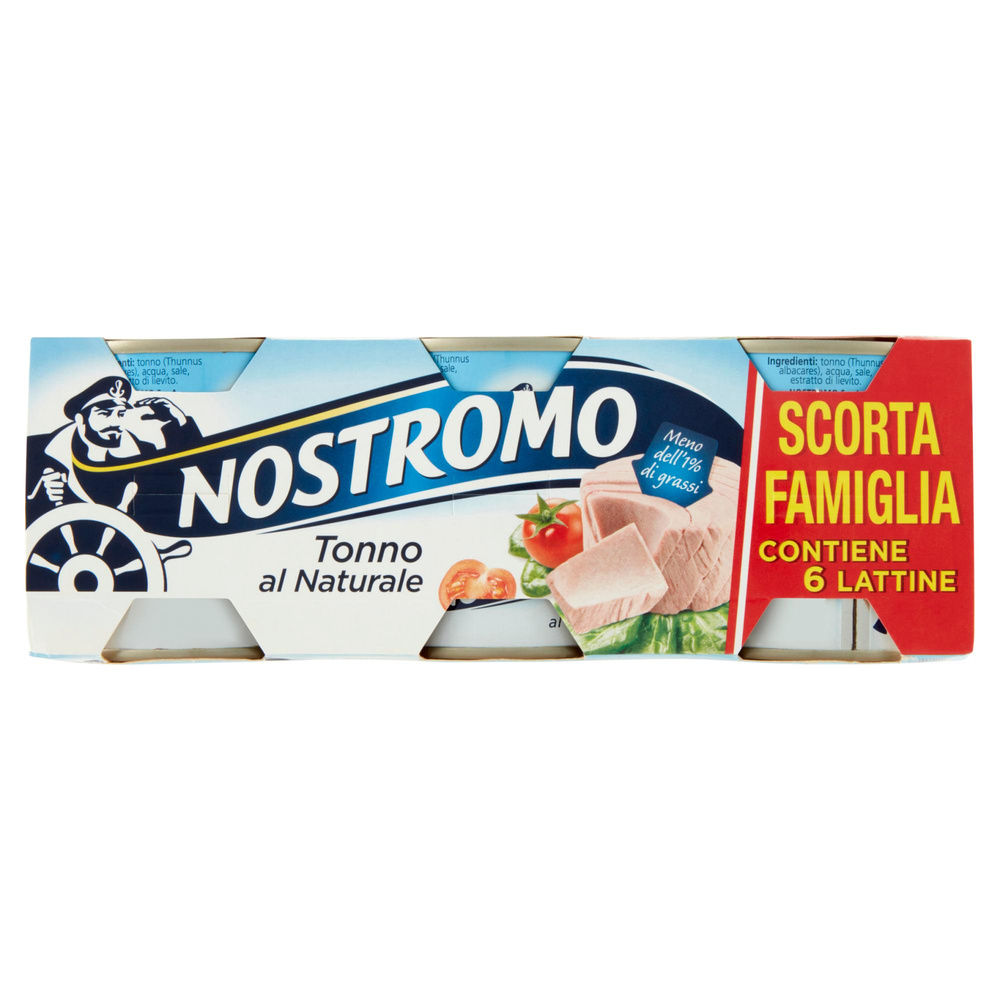 TONNO NOSTROMO NATURALE 70GX6, SGOCCIOLATO 56GX6 - 0