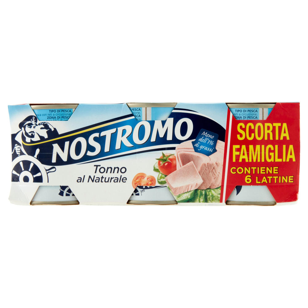 TONNO NOSTROMO NATURALE 70GX6, SGOCCIOLATO 56GX6 - 1