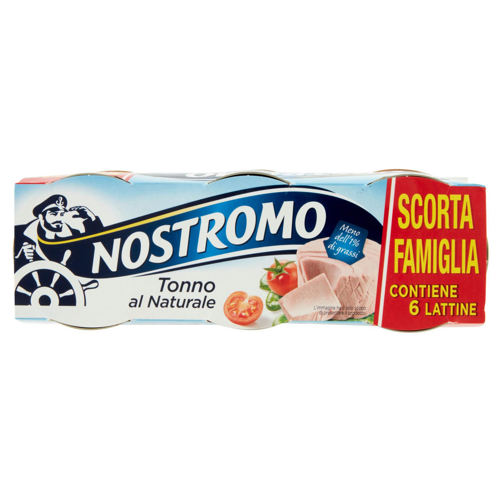 TONNO NOSTROMO NATURALE 70GX6, SGOCCIOLATO 56GX6 - 6