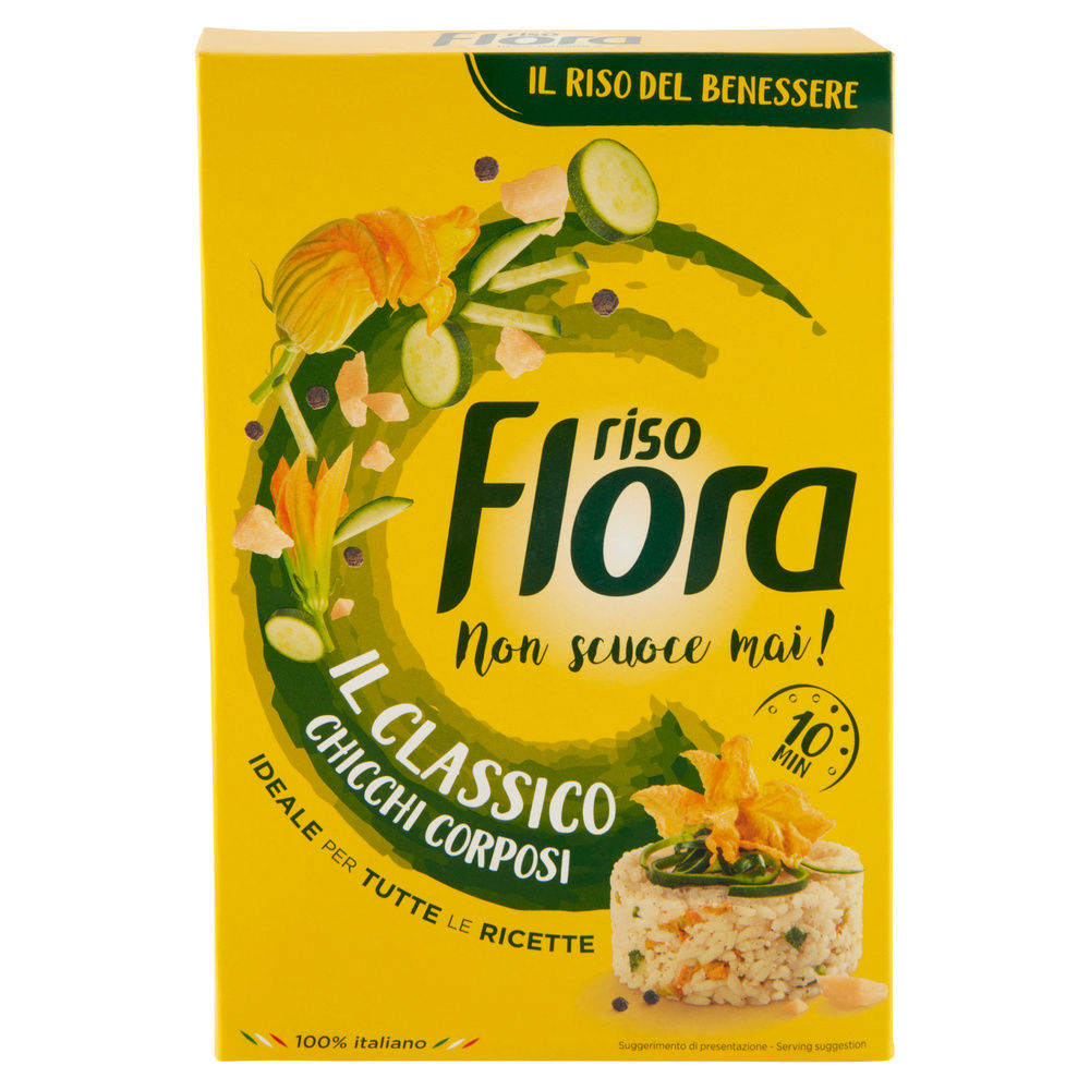 RISO FLORA CLASSICO CHICCHI CORPOSI 10 MIN KG 1 - 4