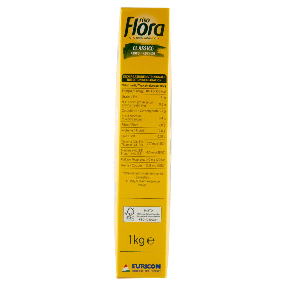 RISO FLORA CLASSICO CHICCHI CORPOSI 10 MIN KG 1 - 6