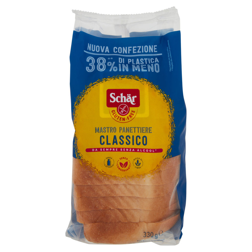 PANE CLASSICO SENZA GLUTINE MASTRO PANETTIERE SCHAR G 330 - 5