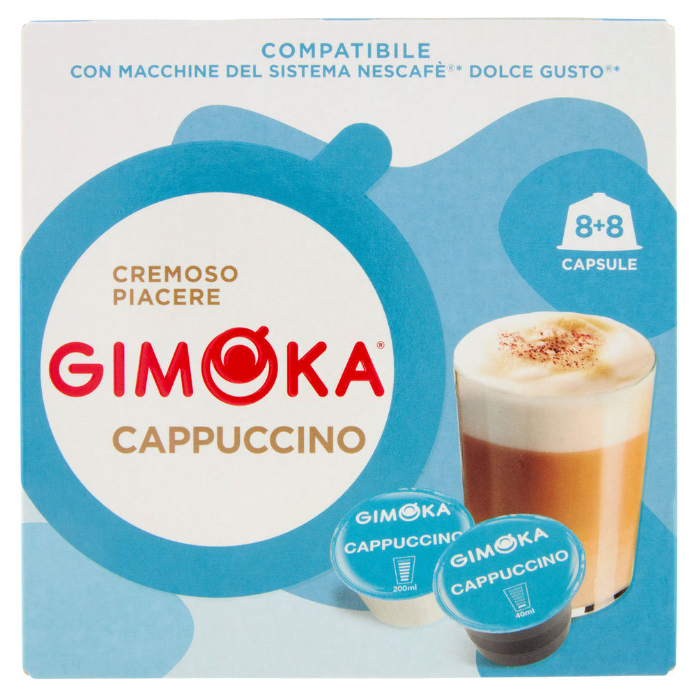 CAPS GIMOKA CMP.DG IL GUSTO DELL'ECCELLENZA CAPPUCCINO X16 SC G 164 - 0