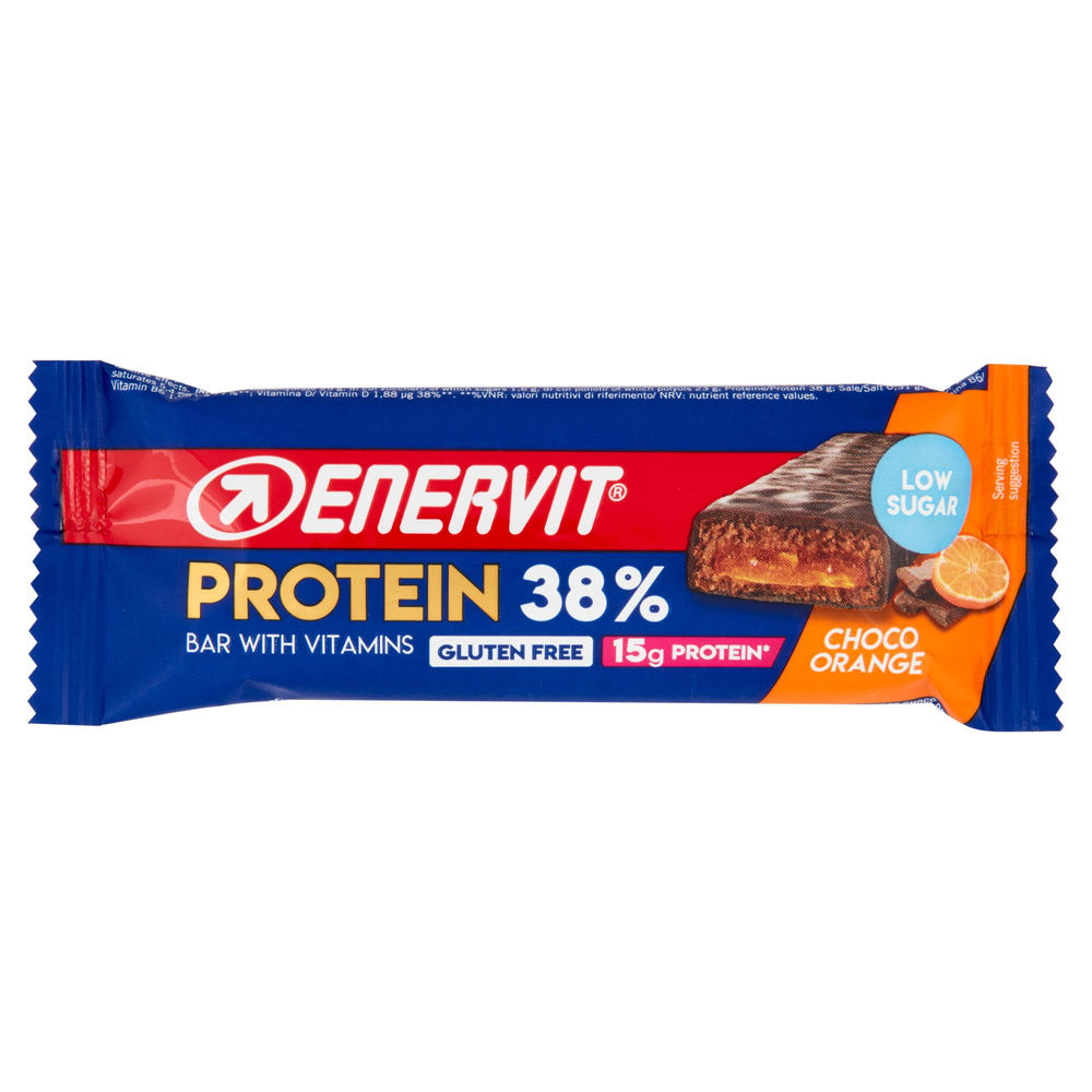 BARRETTA PROTEICA  38% CHOCO ORANGE ENERVIT G 40 - 6