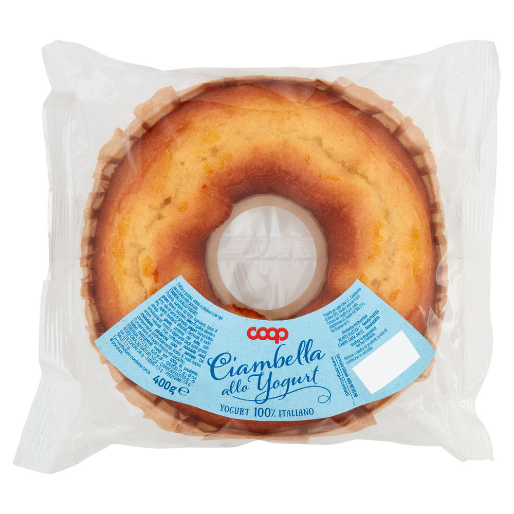 Ciambella allo yogurt coop g 400