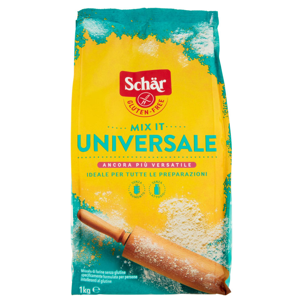 Farina universale mix it senza glutine schar sacchetto kg 1