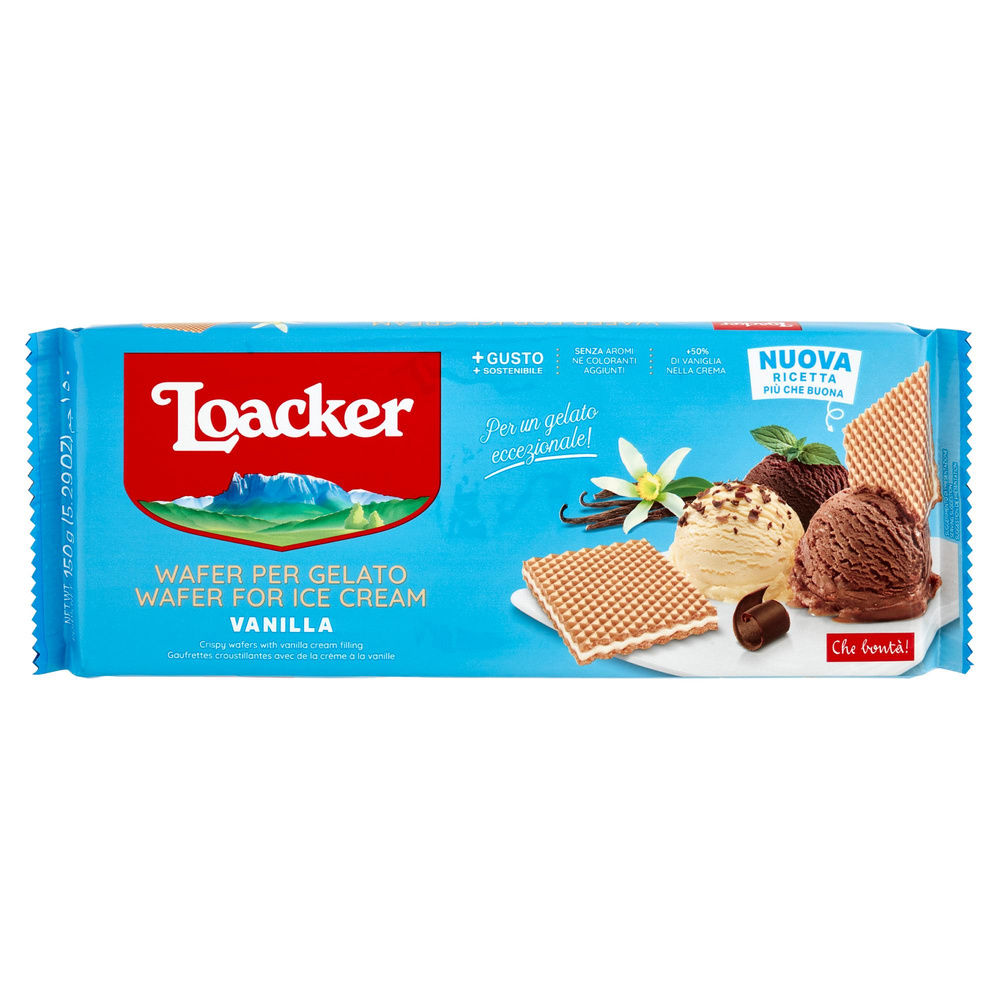 WAFER PER GELATO VANILLE LOACKER G 150 - 4