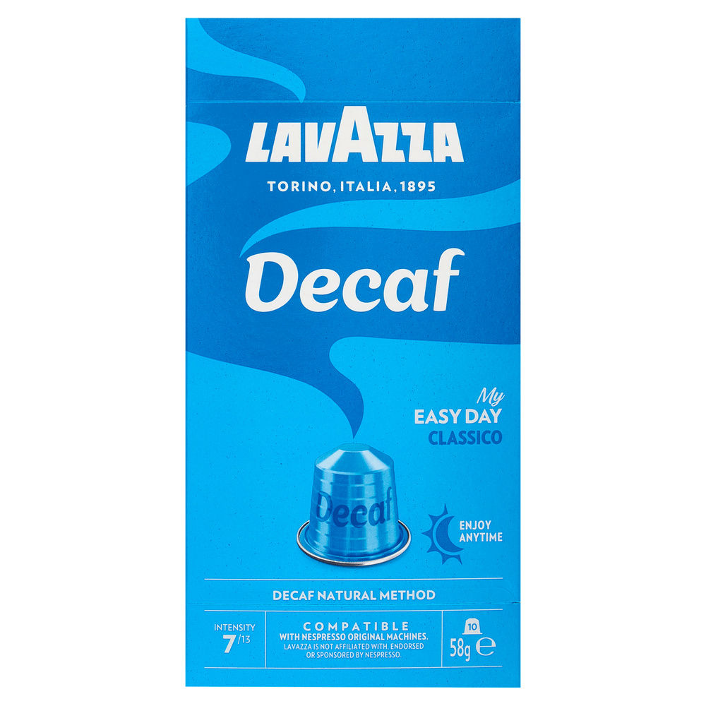 CAPS COMPATIBILI NESPRESSO DECAF ALU LAVAZZA X 10 G 58 - 0