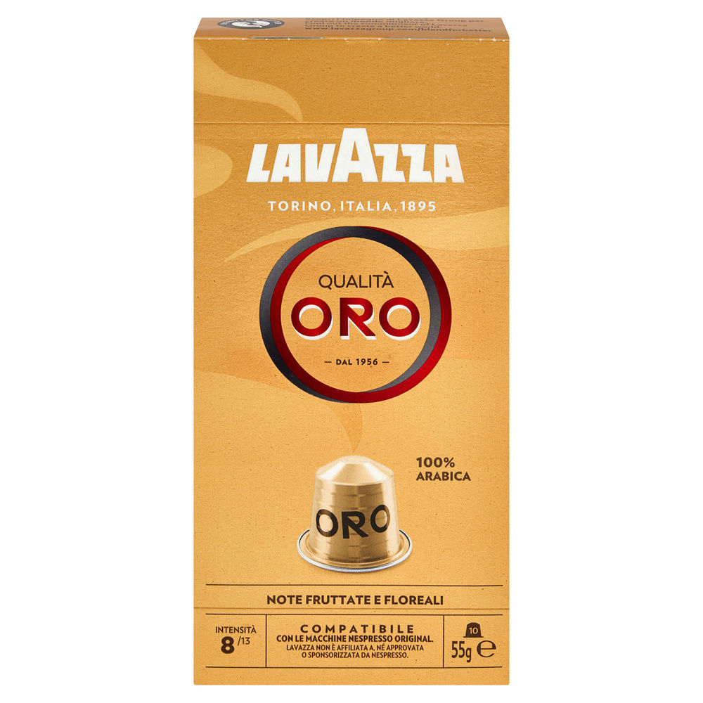 CAPS COMPATIBILI NESPRESSO QUALITÀ ORO ALU LAVAZZA X10 G 55 - 6