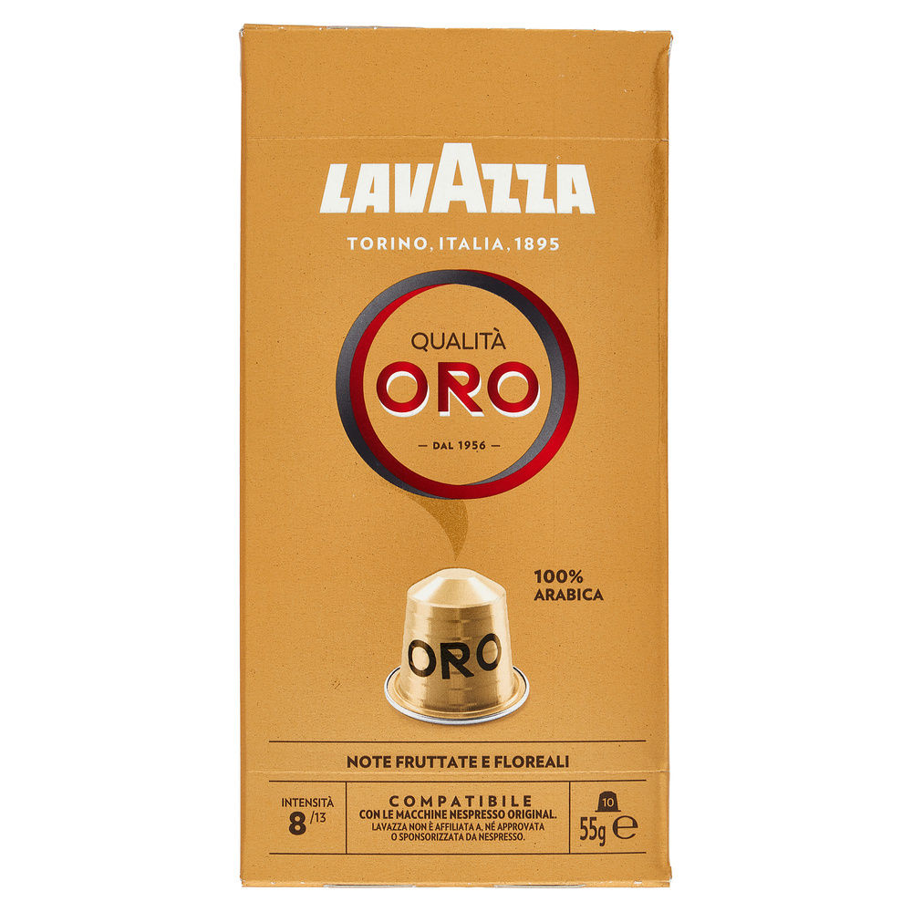 CAPS COMPATIBILI NESPRESSO QUALITÀ ORO ALU LAVAZZA X10 G 55 - 2