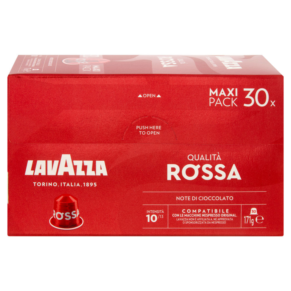 CAPS COMPATIBILI NESPRESSO QUALITÀ ROSSA ALU LAVAZZA X 30 G 171 - 2