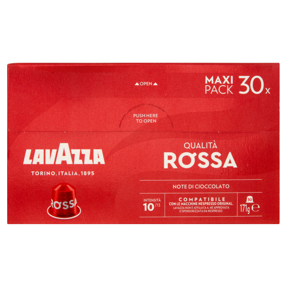 CAPS COMPATIBILI NESPRESSO QUALITÀ ROSSA ALU LAVAZZA X 30 G 171 - 3