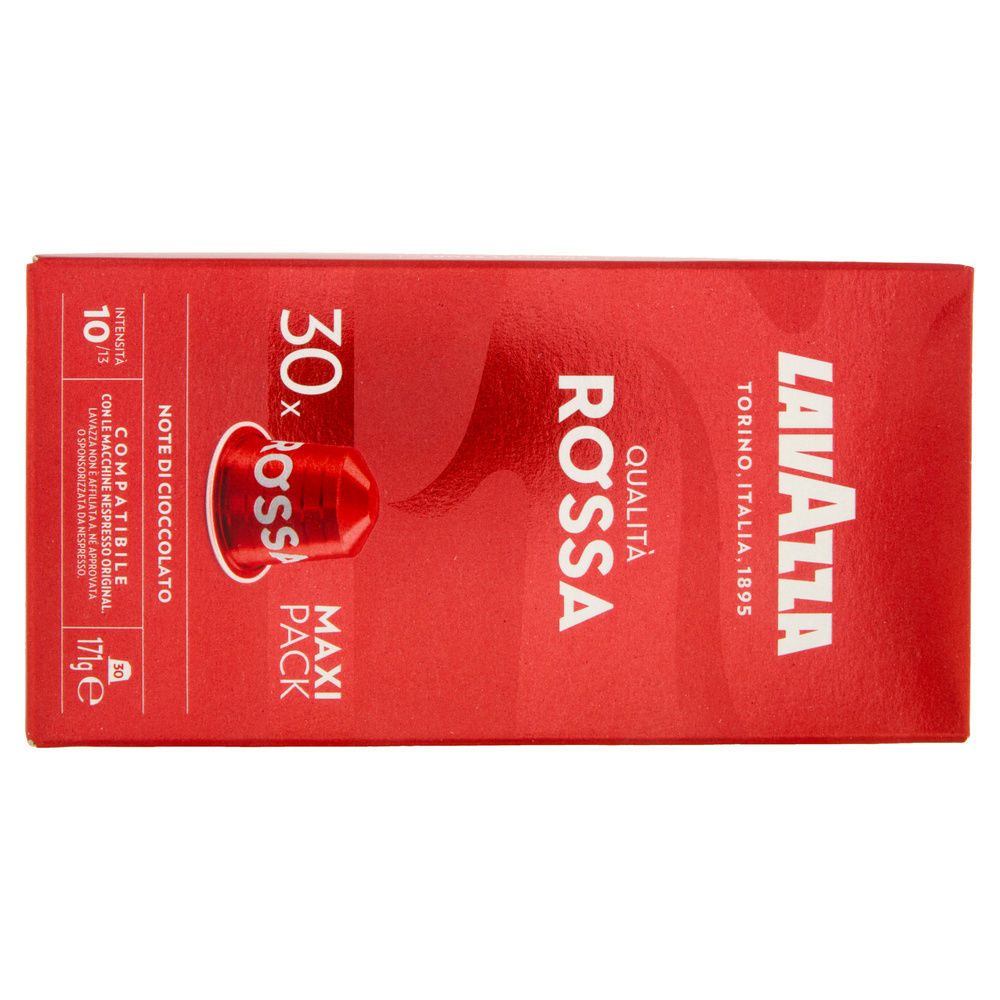 CAPS COMPATIBILI NESPRESSO QUALITÀ ROSSA ALU LAVAZZA X 30 G 171 - 6