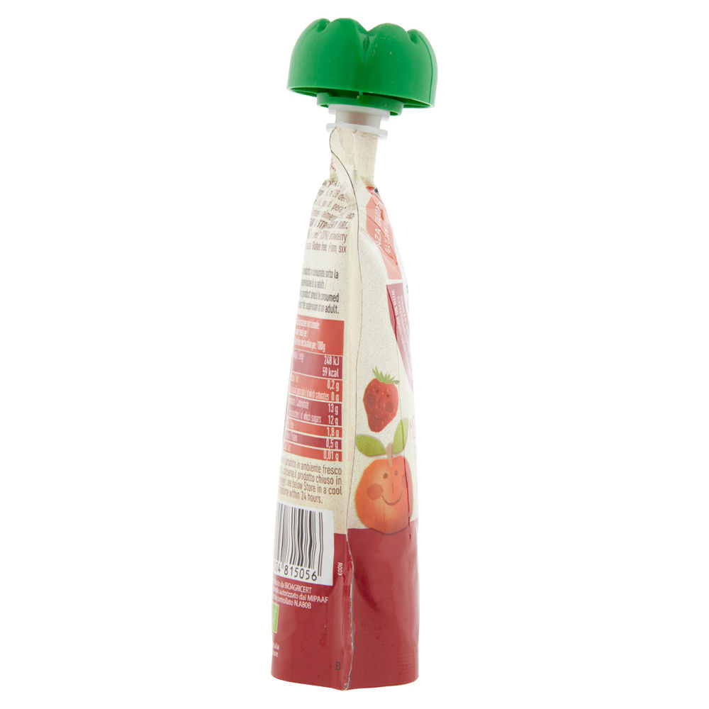 PUREA DI MELA, PERA E FRAGOLA IN DOYPACK BIO ALCE NERO BABY G 100 - 4