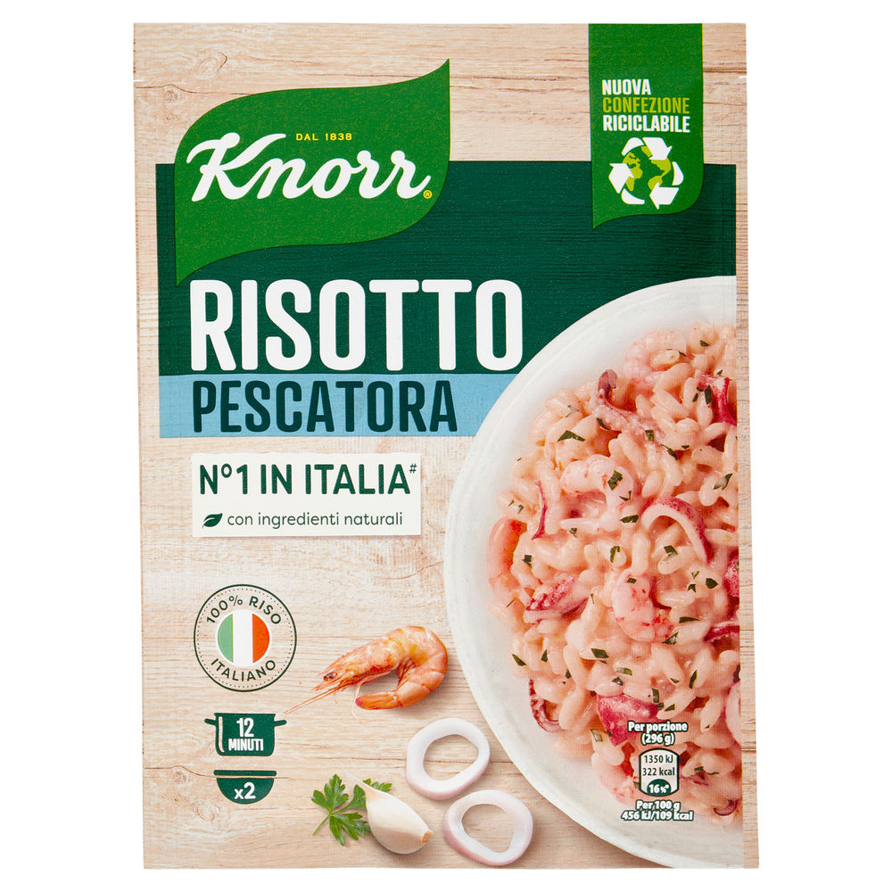 RISOTTO  KNORR ALLA PESCATORA BUSTA  G 175 - 0