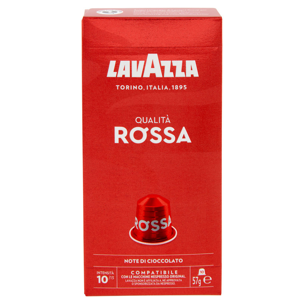 CAPS COMPATIBILI NESPRESSO QUALITÀ ROSSA ALU LAVAZZA X 10 G 57 - 2