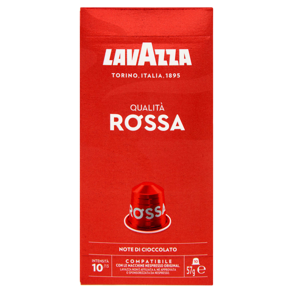 CAPS COMPATIBILI NESPRESSO QUALITÀ ROSSA ALU LAVAZZA X 10 G 57 - 3