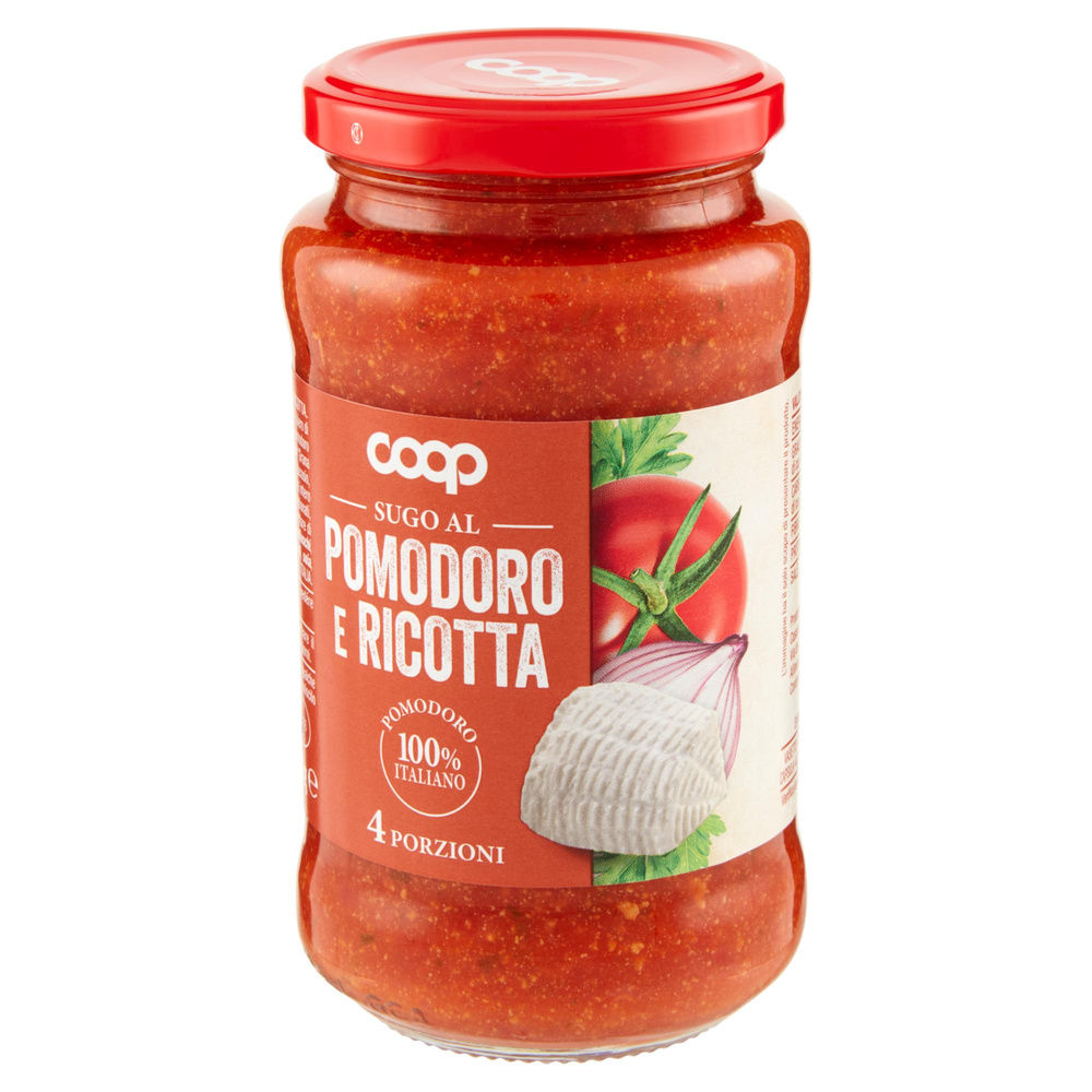 SUGO AL POMODORO E RICOTTA COOP VASO VETRO G 400 - 2