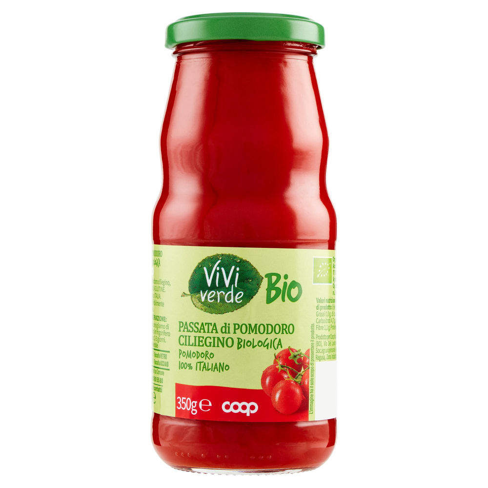 PASSATA DI CILIEGINO BIOLOGICO VIVI VERDE COOP G 350 - 0