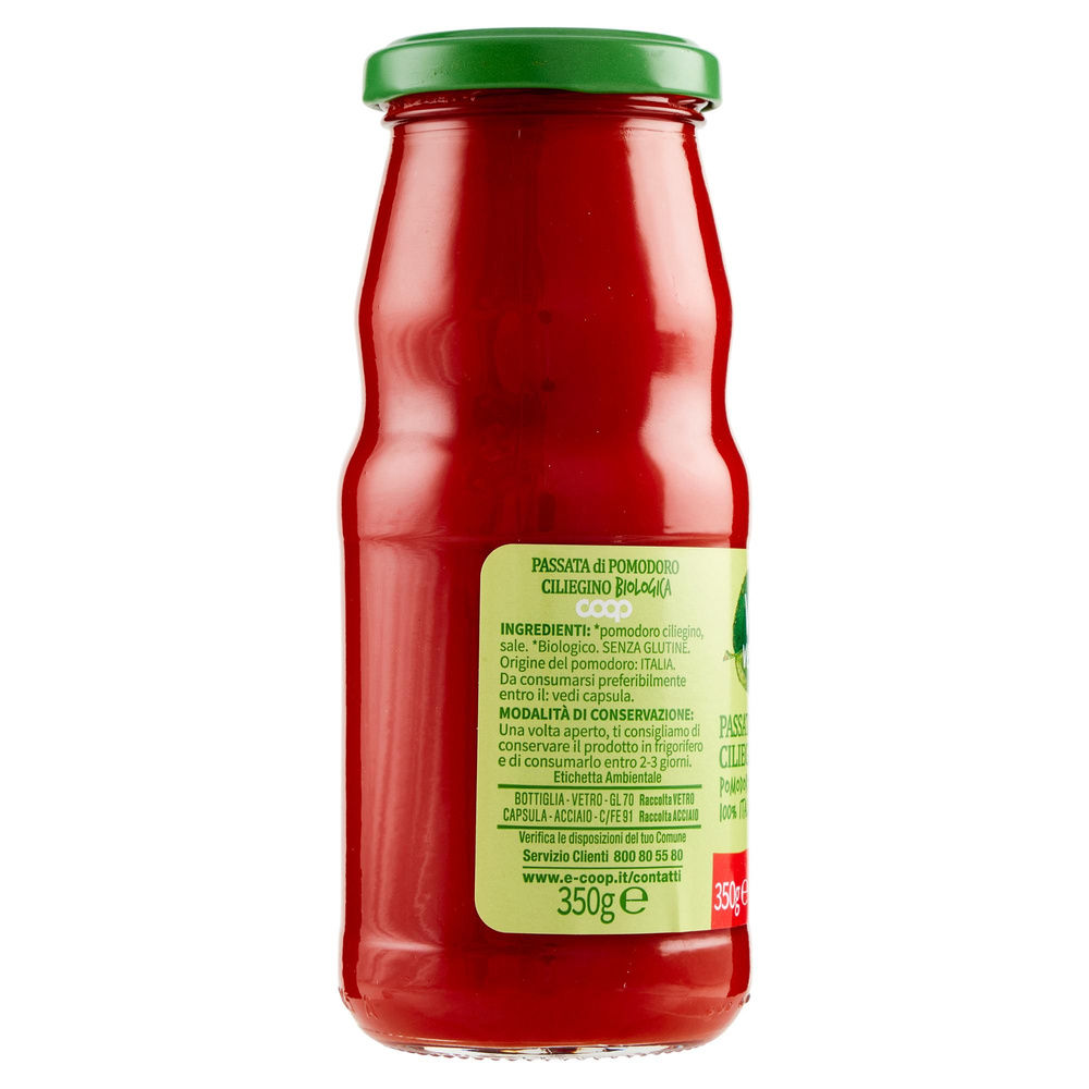 PASSATA DI CILIEGINO BIOLOGICO VIVI VERDE COOP G 350 - 3