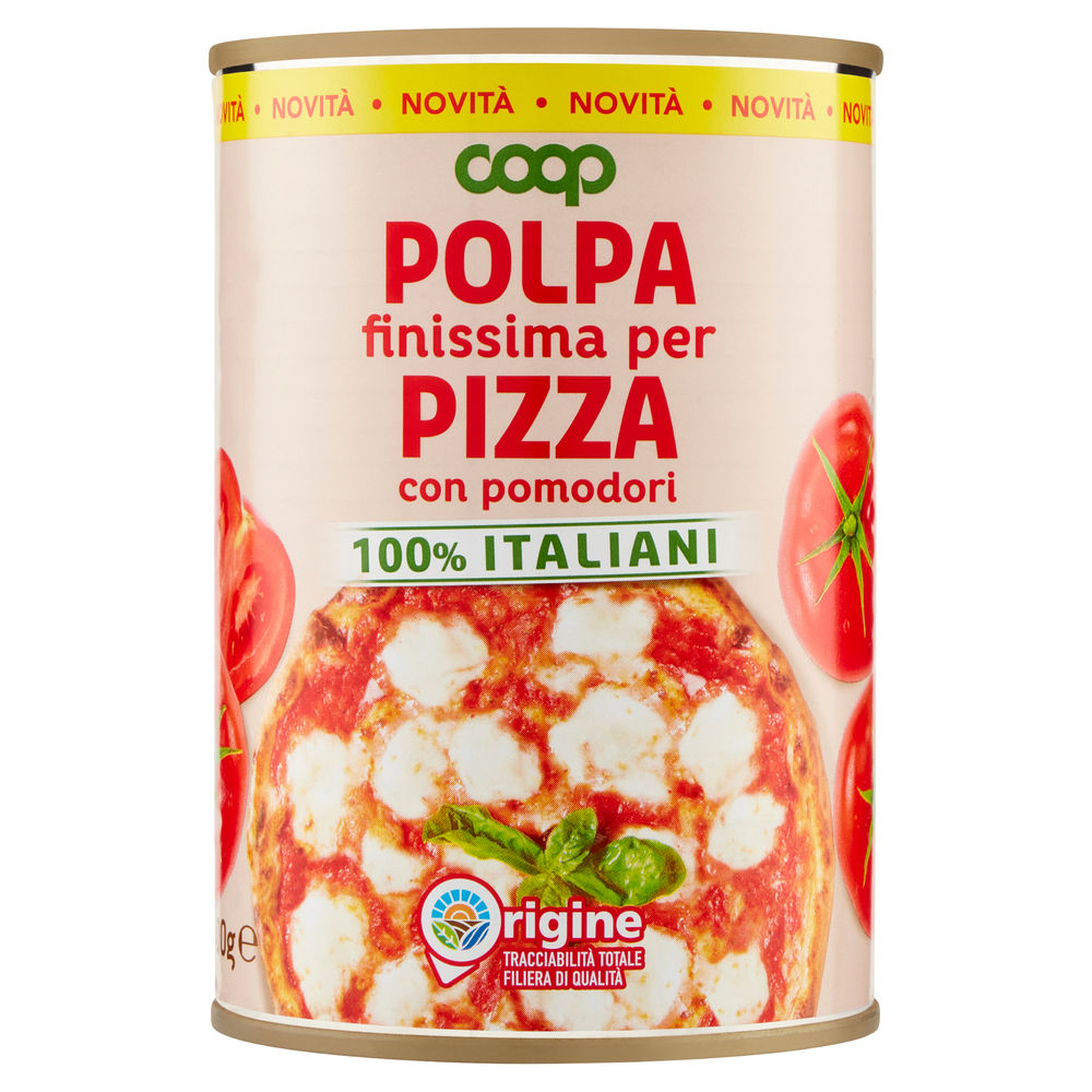 Polpa finissima per pizza origine coop g 400