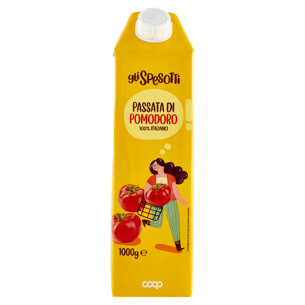 PASSATA POMODORO GLI SPESOTTI COOP TG KG 1 - 4