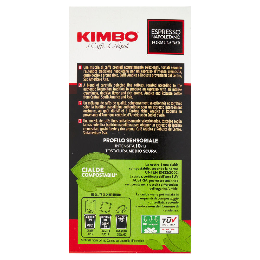 CIALDE COMP.KIMBO ESPRESSO NAPOLETANO X15 PZ G 109,5 - 2