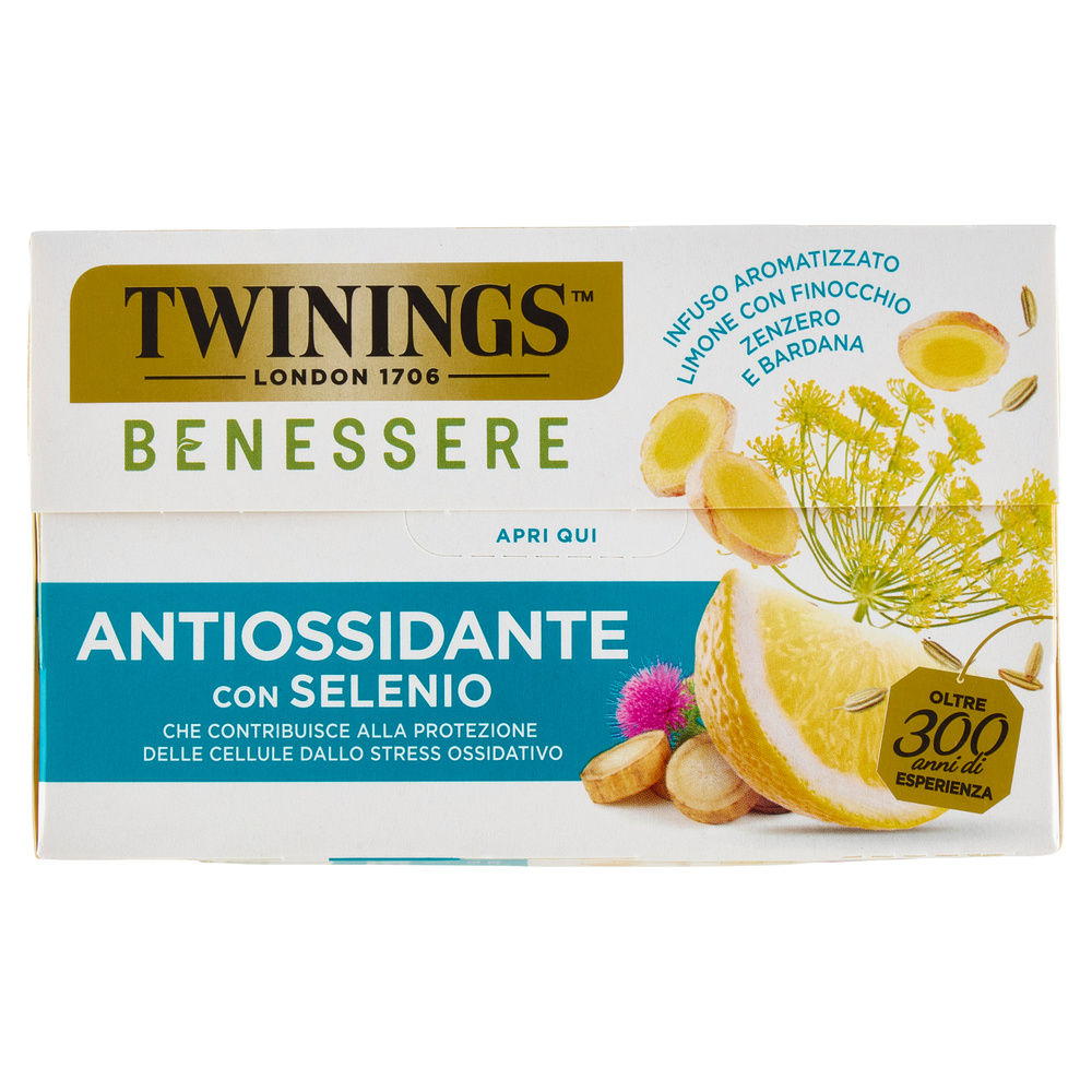 INFUSO ANTIOSSIDANTE C/SELENIO BENESSERE TWININGS 18 FILTRI G 36 - 3