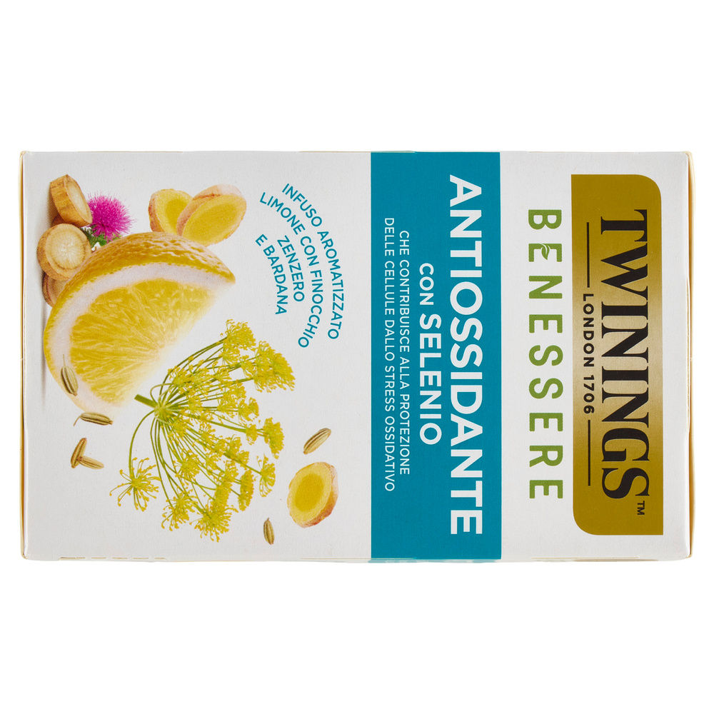 INFUSO ANTIOSSIDANTE C/SELENIO BENESSERE TWININGS 18 FILTRI G 36 - 1