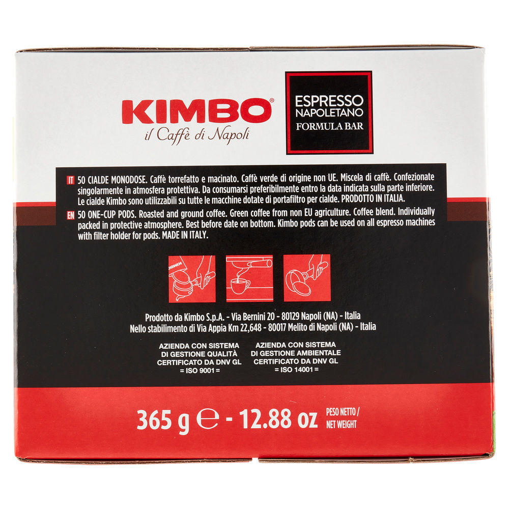 CIALDE COMP.KIMBO ESPRESSO NAPOLETANO X50 PZ G 365 - 4