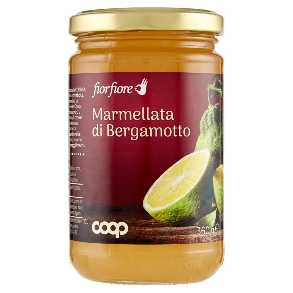 MARMELLATA DI BERGAMOTTO FIOR FIORE COOP VASO VETRO G 360 - 0