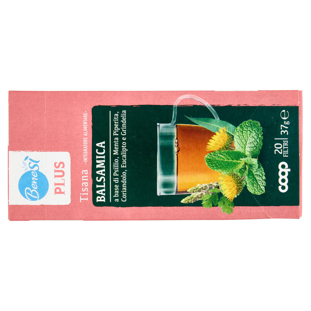 TISANA BALSAMICA MENTA/PULMONARIA/SALVIA/TIMO/EUCALIPTO BENESI' COOP 20F G 37 - 4