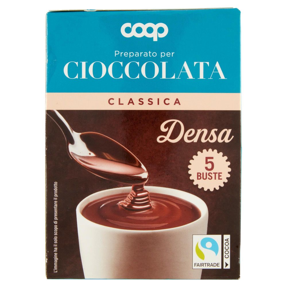 CIOCCOLATA DENSA MONODOSE COOP 5 BUSTE G 25 SCATOLA G 125 - 1