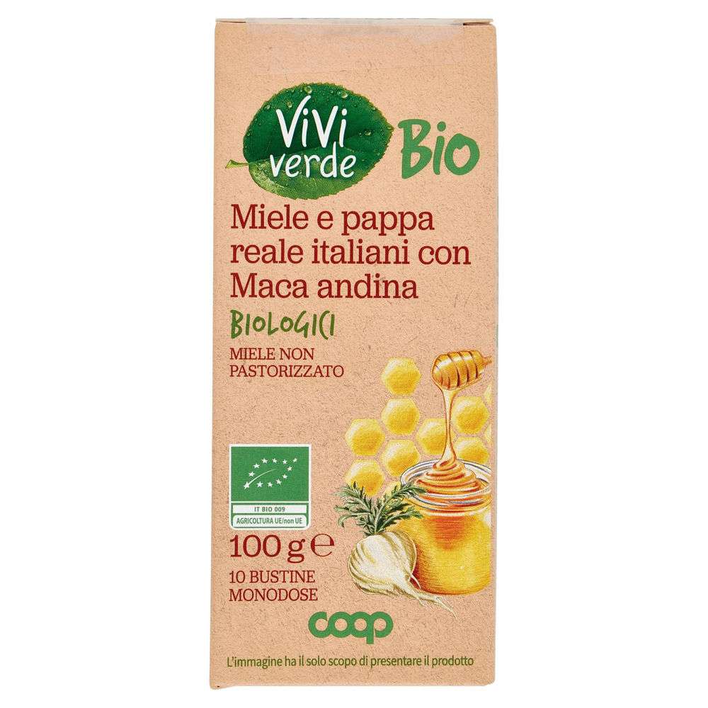MIELE ITALIANO CON PAPPA REALE ITALIANA BIO VIVI VERDE COOP BS.10 G 100 - 0