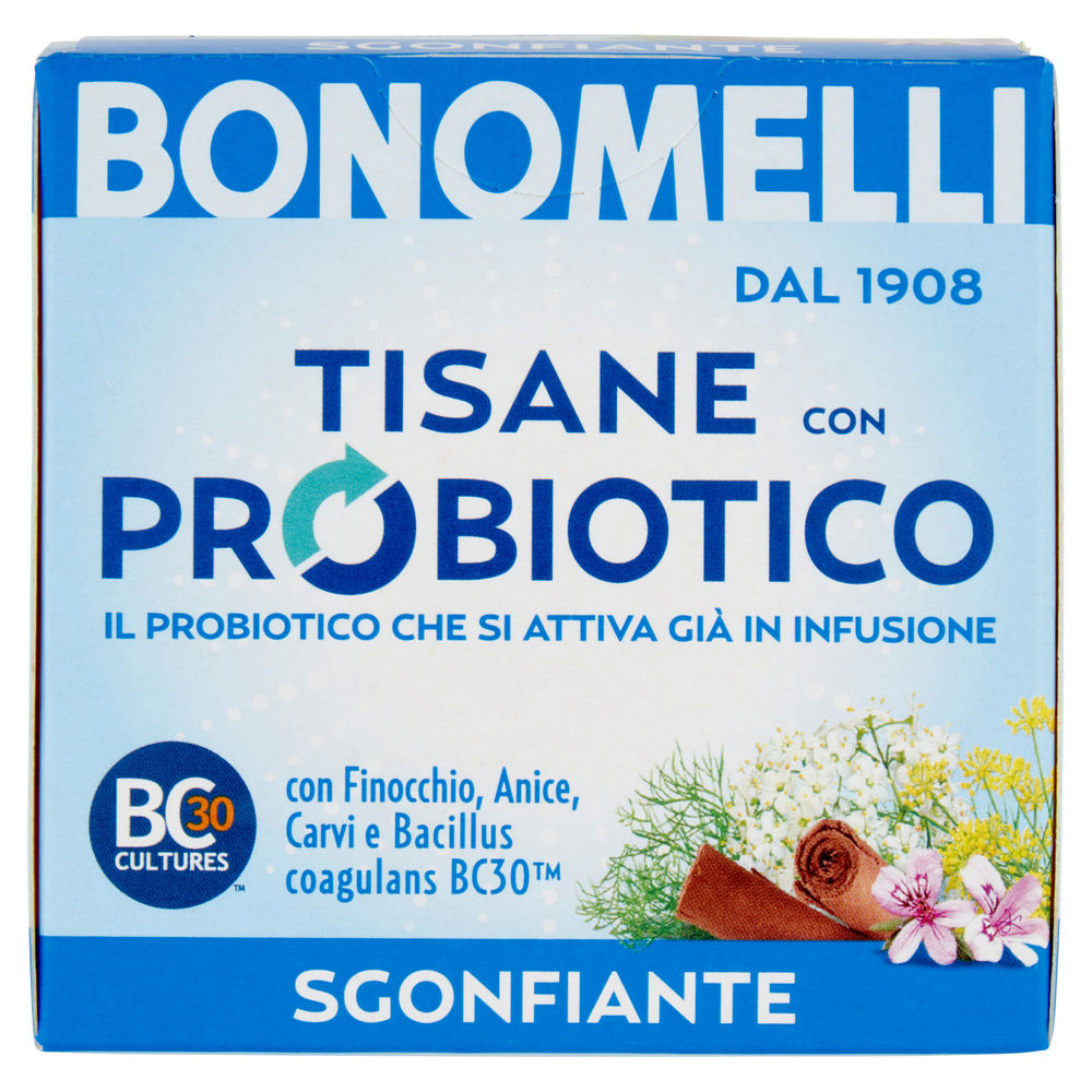 TISANA PROBIOTICA SGONFIANTE 10 FILTRI BONOMELLI G 20 - 0
