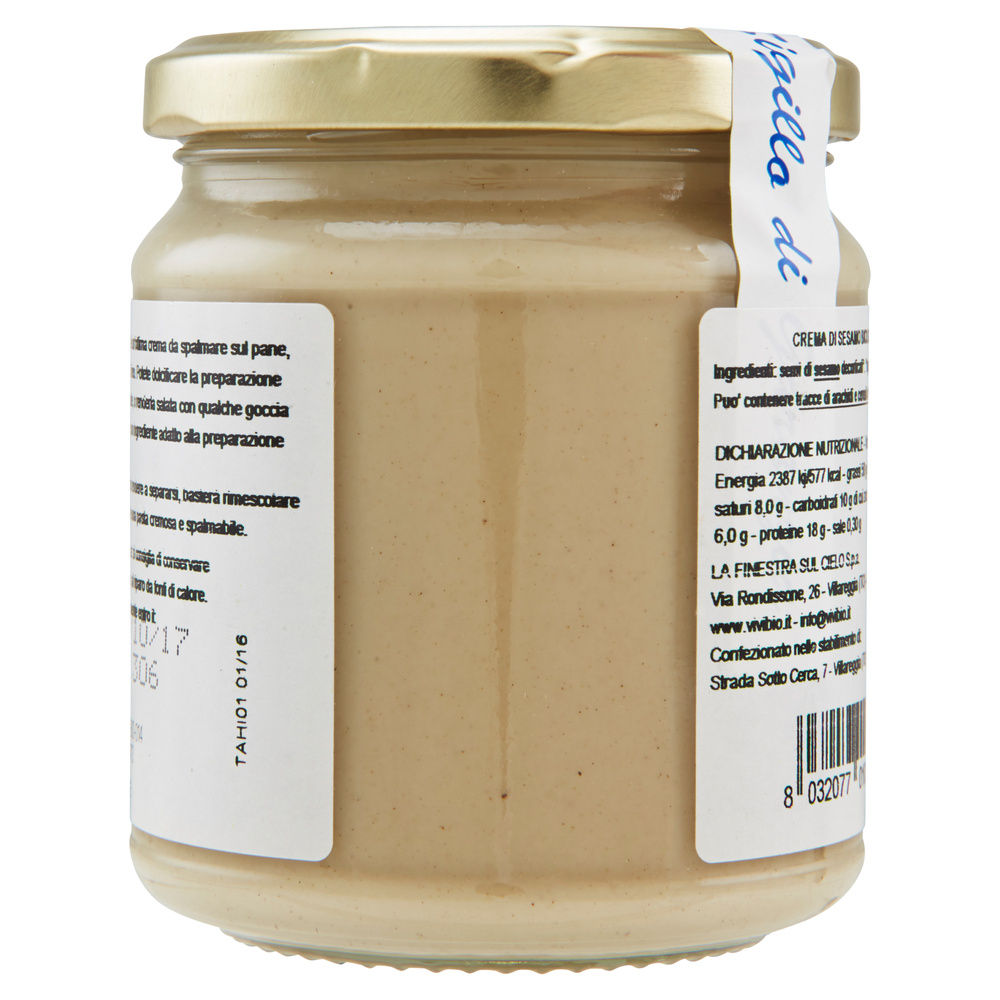 TAHIN CREMA DI SESAMO BIO 300GR - 12