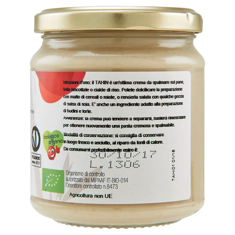 TAHIN CREMA DI SESAMO BIO 300GR - 11
