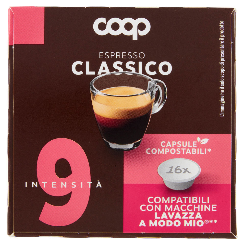 CAFFE' CAPSULE COMP. A MODO MIO COOP MISCELA CLASSICA PZ 16X7,5G ASTUCCIO G 120 - 1