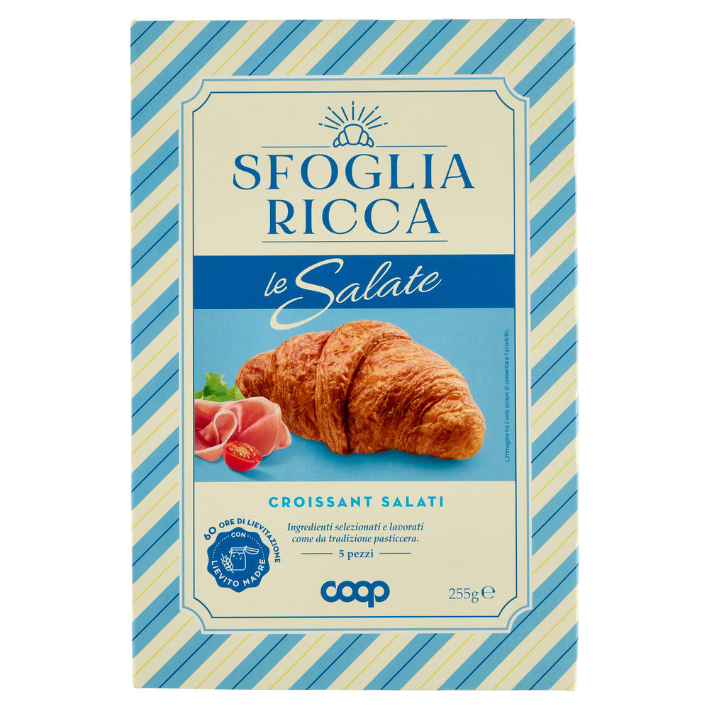 CROISSANT SFOGLIA RICCA SALATO COOP ASTUCCIO PZ. 5 G 255 - 0