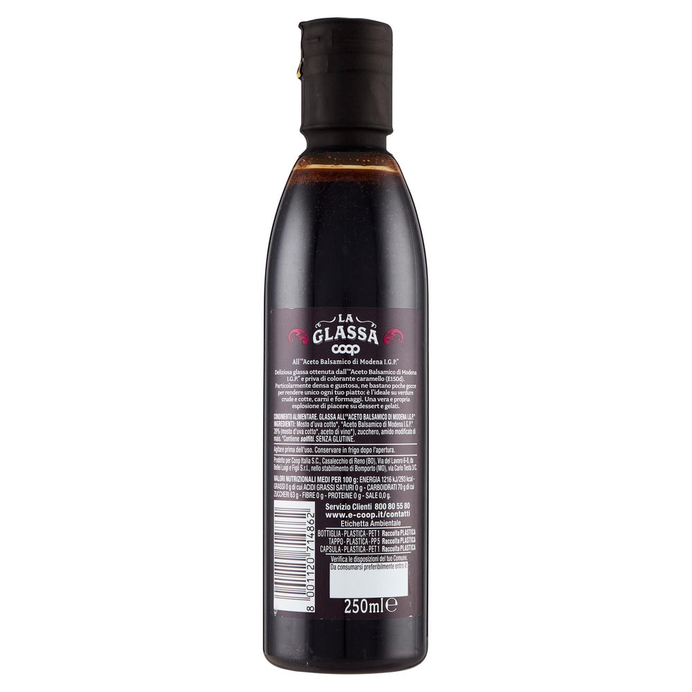 GLASSA ALL'ACETO BALSAMICO DI MODENA IGP COOP ML250 - 1