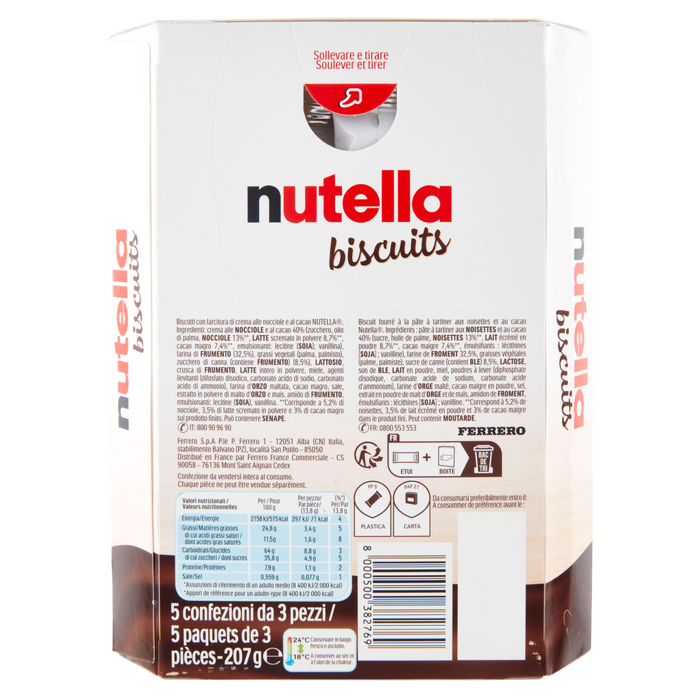 NUTELLA BISCUITSX3 G 207 - 1
