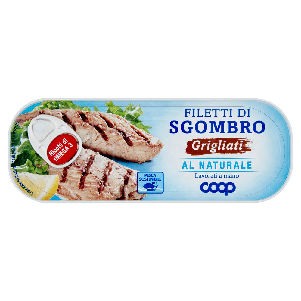 Filetti di sgombro grigliati al naturale coop g 120 sgocc g104