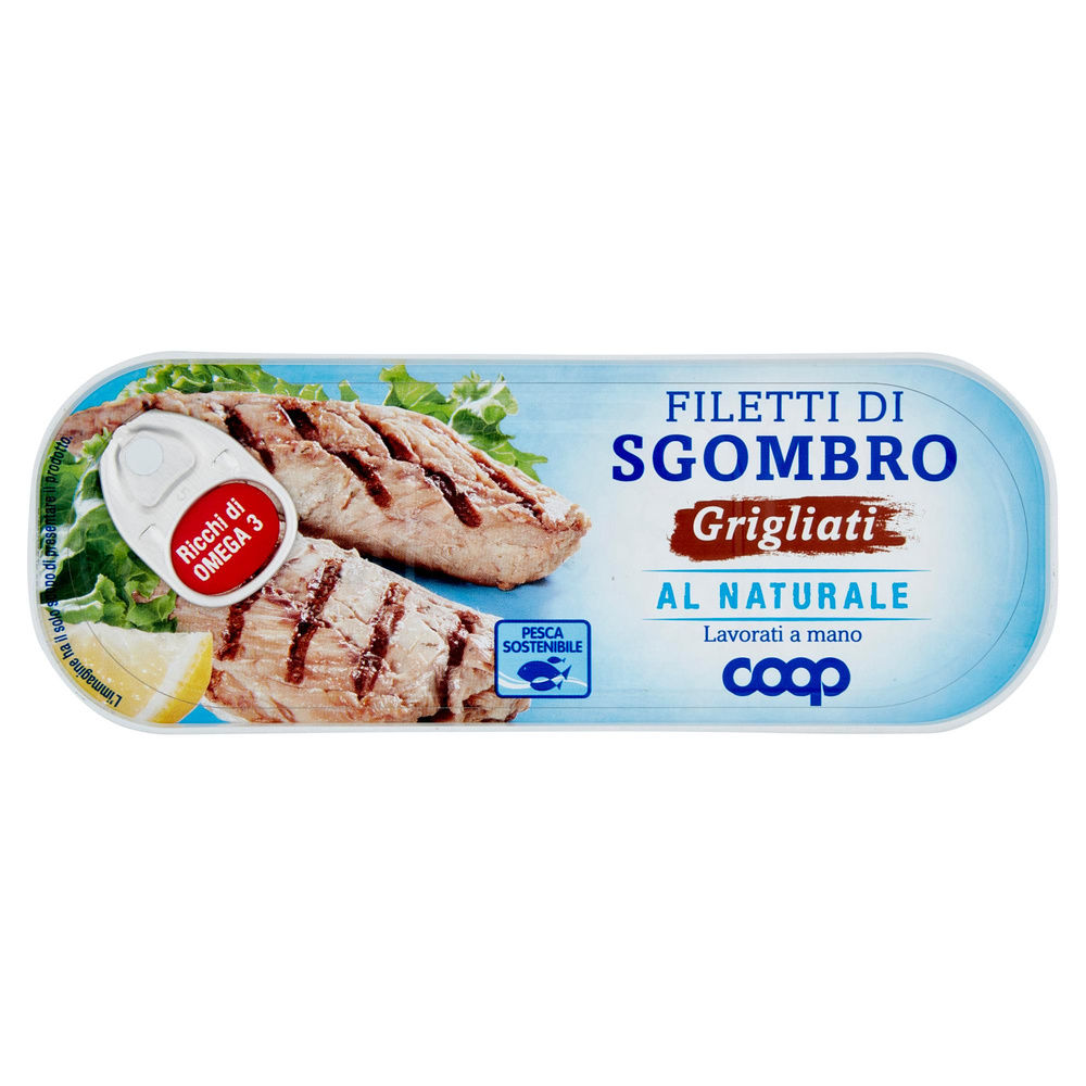 FILETTI DI SGOMBRO GRIGLIATI AL NATURALE COOP G 120 SGOCC G104 - 3