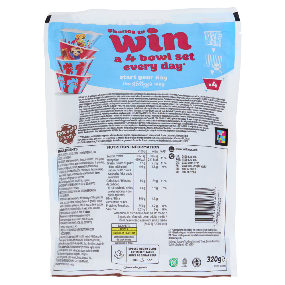 CEREALI SPECIAL K GRANOLA CIOCCOLATO KELLOG G 320 - 10