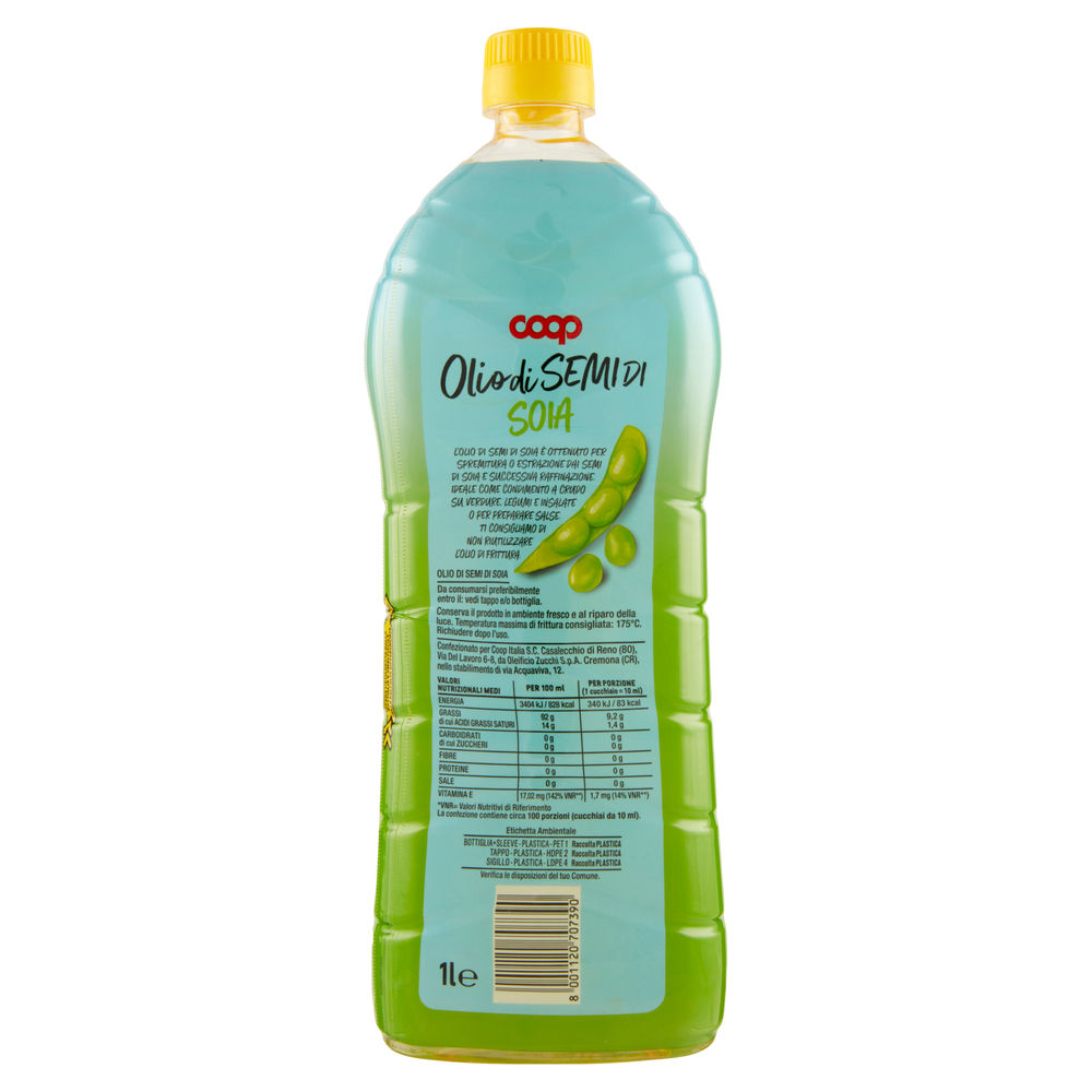 OLIO DI SEMI DI SOIA COOP PET 1L - 2