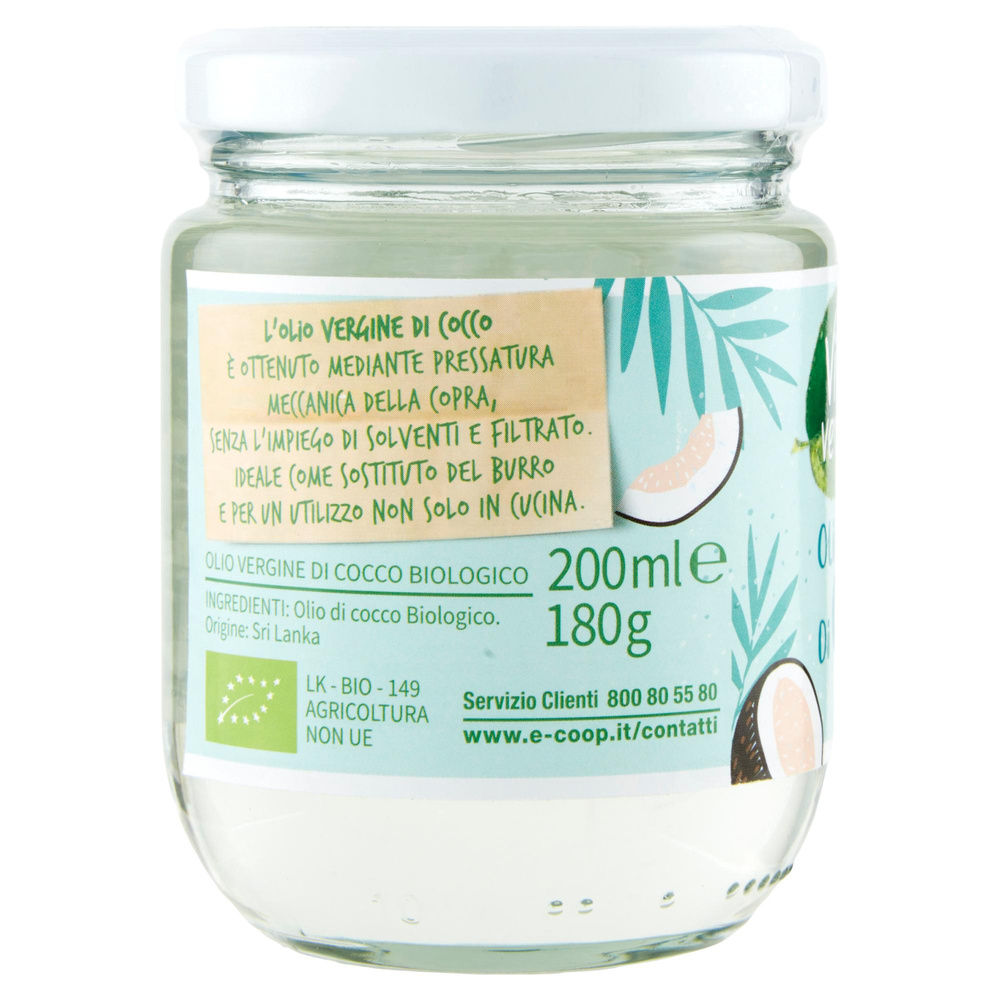 OLIO DI COCCO BIO VIVI VERDE COOP ML200 - 7