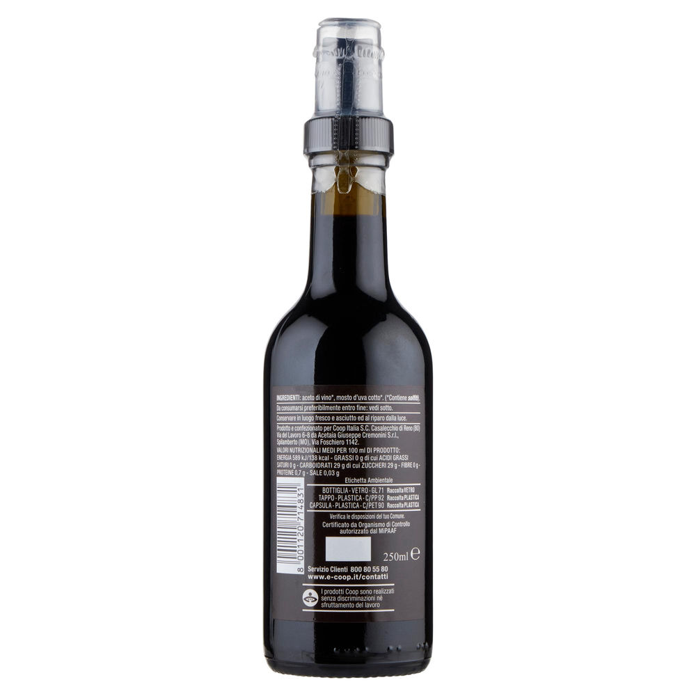 ACETO BALSAMICO DI MODENA COOP IGP SPRAY ML250 - 1