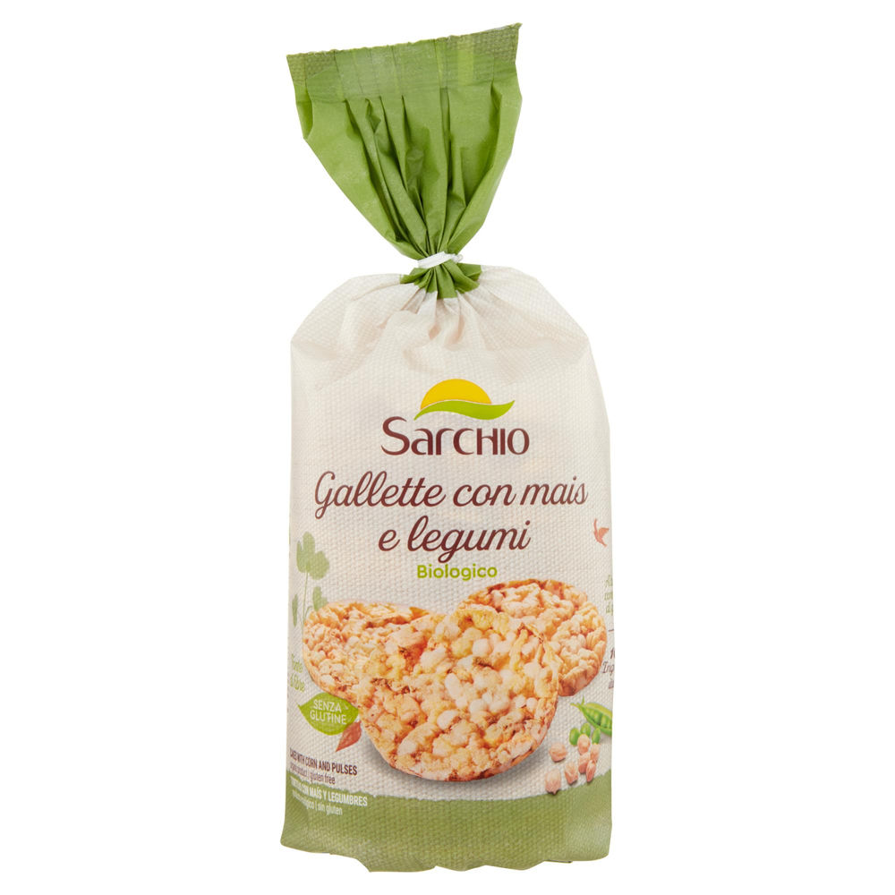 SG-GALLETTA DI MAIS & LEGUMI BIO SARCHIO G 100 - 0