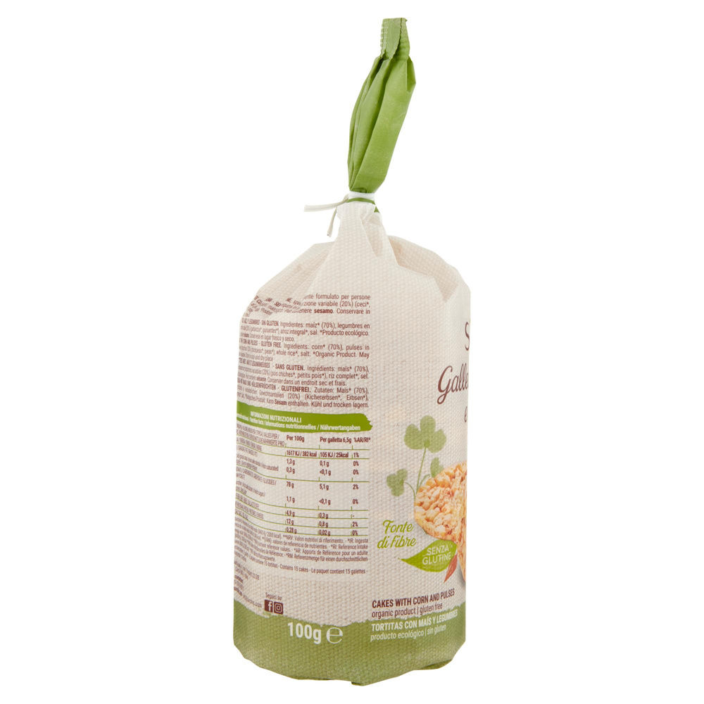 SG-GALLETTA DI MAIS & LEGUMI BIO SARCHIO G 100 - 4